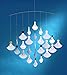 Flensted Mobiles Angel Chorus (25 Angels) Hanging Mobile - 22 Inches Cardboard