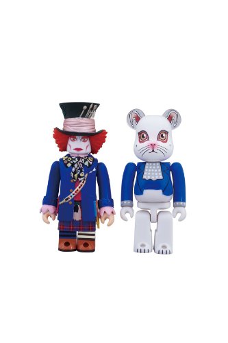 Mad Hatter Kubrick & White Rabbit Cat Be@Rbrick