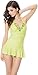 Women's One Piece Halter Deep V-Neck Ruched Swimdress Tankini