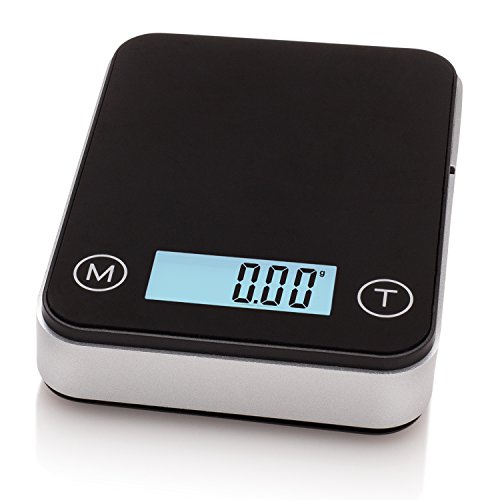 Smart Weigh High Precision Digital Mini Pocket Scale with Backlit LCD Display, Personal Jewelry and Medicine Weight Measurements, Measure Gold, Gems, Diamonds, 100g x 0.01g, Black