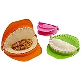 Zoie + Chloe 3-Piece Dough Press Set - Dumpling Calzone Ravioli Empanada Turnover Pierogi