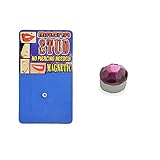 Magnetic Monroe Labret Nose Ear Stud Ring 3mm Amethyst Purple Gem