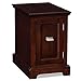 Leick Home 81401 Cabinet Side Table/Printer Stand, Chocolate Cherry