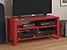 Altra TV Stand and Component Media Bench, 44-Inch, Ruby Red Finish