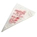 Piping Pastry Bag Pack of 100 Plastic Disposable Cream Pastry Bag Cake Icing Sugarcraft Cupcake Piping Decorating Tool For Baking Supplies (Medium 12''X11.8''X7.8'')