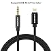 Lightning to 3.5mm Male Aux Stereo Audio Cable, Micarsky Premium Nylon Car Aux Cord for iphone 7/7 Plus/8/X and Perfect Compatible of iOS 10.3/11 and later