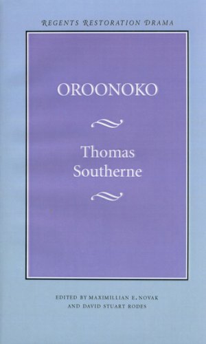 Oroonoko (Regents Restoration Drama Series) Oroonoko (Regents Restoration Drama Series)