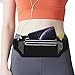QUANFUN Slim Running Belt, Fanny Packs Waist Pack for Cell Phones,Running Pouch Cell Phone Holder with Two Zip Pockets for Women Men, Workout Gym Accessories Runner Belt Fits up to 6.5