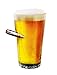 Barbuzzo Last Man Standing - Bullet Pint Glass - Durable Hand Blown Glass - Hand Sculpted with a Faux 50 Caliber Bullet - Great Man Gift and Addition to the Man Cave - Holds 17 Ounces