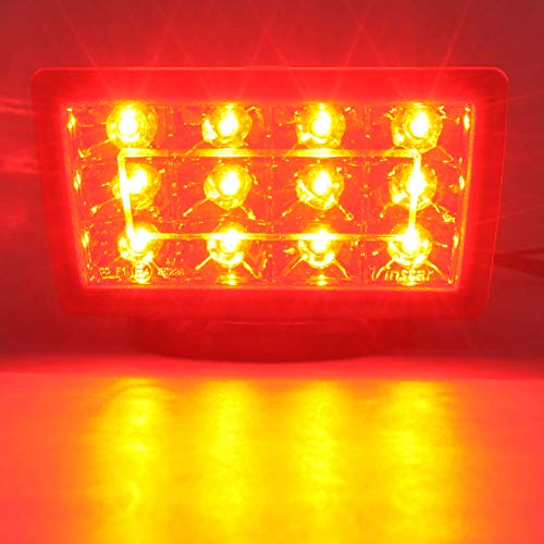 F1 Style Smoked LED Rear Fog Brake Light for 11-18 Subaru WRX, 11-18 Impreza GP