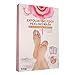 Rose Foot Mask, LuckyFine 1 Peeling Mask + 1 Nutritious Mask, Exfoliating Soft Feet Peel Mask, Remove Calluses & Dead Skin Cells, Rebirth of Soft Foot, Completely within 4-7 days for Gift