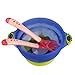 Stay Put Baby Feeding Bowls,3 Size Baby Bowl Set,Baby Utensils Bowls and Spoons,Bpa Free