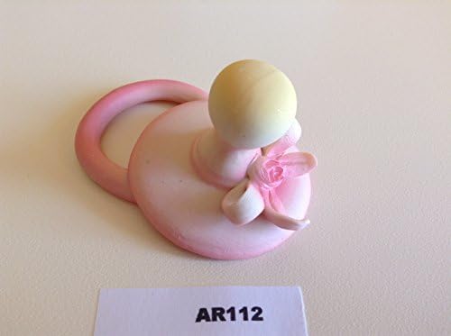 Italian Baby Shower Favors for Boy & Girl Pacifier in Capodimonte Porcelain Imported From Italy (200 pcs.)
