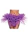 Underwraps Tutu - Purple Sexy Mini Tulle Tutu Elastic Waist Skirt Adult Costume