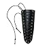 AMC Synthetic Gauntlet Leather Spiked Bracer Wristband