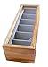 Solid Wood Watch Box Organizer with Glass Display Top by Case Elegance