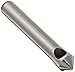 KEO 53510 Cobalt Steel Single-End Countersink, Uncoated (Bright) Finish, 82 Degree Point Angle, Round Shank, 1/4