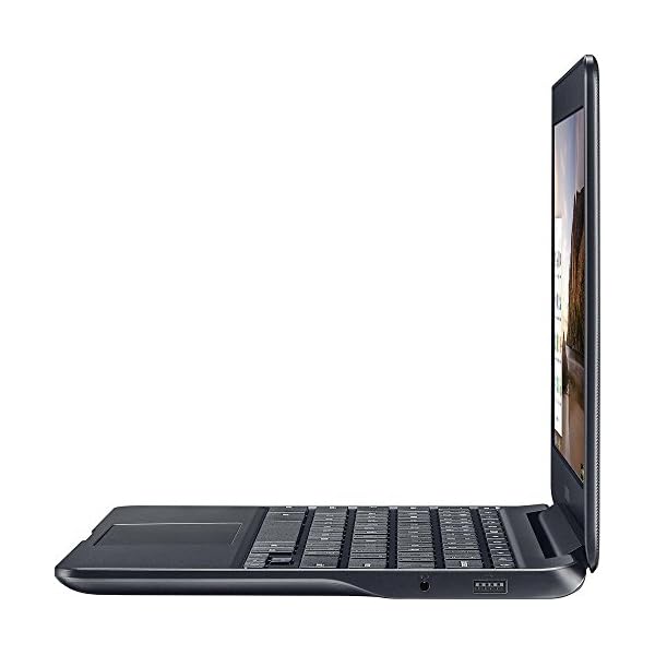 SAMSUNG 11.6" Chromebook with Intel N3060 up to 2.48GHz, 4GB Memory, 16GB eMMC Flash Memory, Bluetooth 4.0, USB 3.0, HDMI, Webcam, Chrome Operating System, Black - Imagen 4