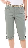Gloria Vanderbilt Womens Marnie Skimmer Capris 14 Sweet basil green