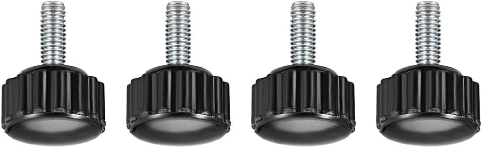 MACHSWON Knurled Clamping Knobs Saw Drill Press Lathe and Routing Jigs Packaging Machinery Printing Equipment Hand Clamping Handle Bolt Hand Knob Screw Replacement Parts M4 x 10mm 4pcs