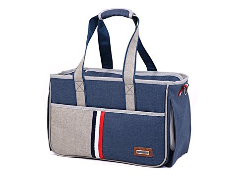 BENWEI Classics Pet Carrier,Portable Dog Cat Handbag Outdoor Soft Sided Pet Shoulder Bag Foldable Travel Tote,Under Seat Pet Travel Carrier,Pet Carrier for Small Cats and Dogs