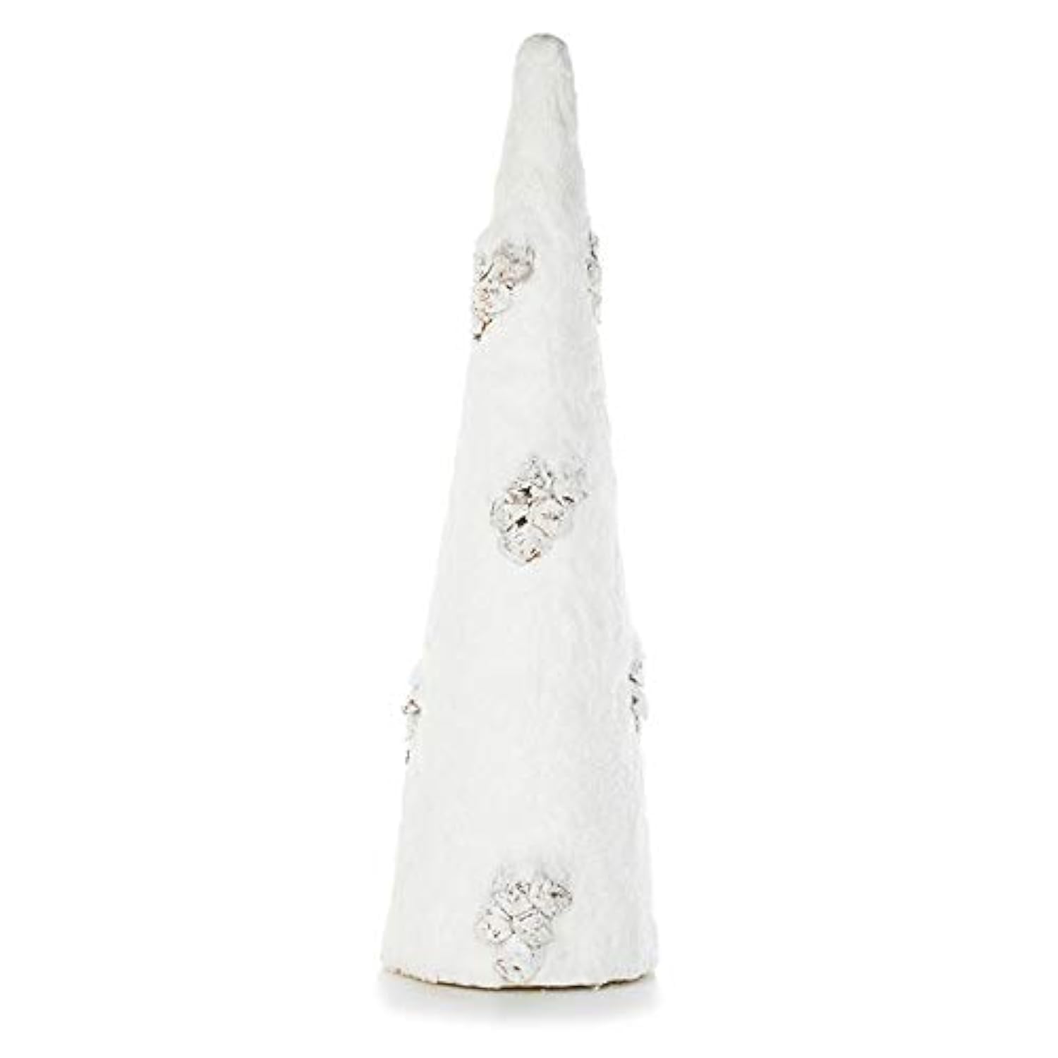 EUROCINSA White Gloss Raffia Cone with Pineapple Inlay 18 Ø 65 cm 1ud, One Size