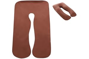 Pregnancy Pillow Cover | Maternity Pillowcase for Home,55x32 Inches U Shaped Belly Support Pillow Cover for Pregnant Women Pr