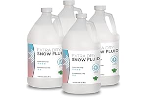 Froggy's Fog Extra Dry Water Based Quick Evaporating Realistic Looking Indoor Outdoor Snow Fluid for Water Based Machines, 1 