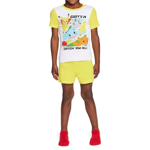 Pokémon boys 6-piece Snug-fit Cotton Pajama Set, Soft & Cute for Kids