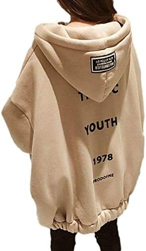 [1/2style (ニブンノイチスタイル)] 大人 かわいい フード 付き ジップ ビッグ ブルゾン パーカー レディース Ｍ～XXL