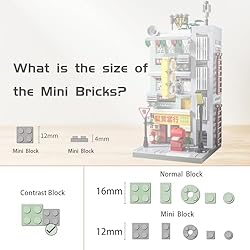 Hong Kong Street View Mini Building Block Toy Pawn