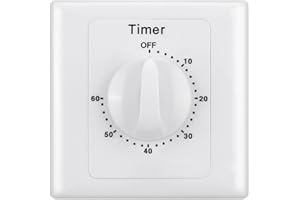 Mechanical Countdown Timer Switch with Digital Control Wall Socket Panel AC 100-240V 15A for Precise Appliance Scheduling in 