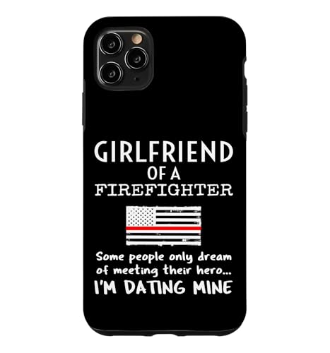 Proud Girlfriend of a Fireman Friend Fireman American Case for iPhone 11 Pro Max