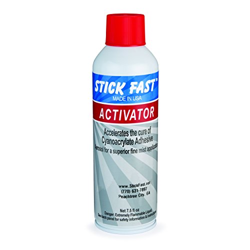 Stick Fast Aerosol Activator Multipurpose Adhesive Spray, Clear, 7.5