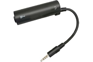 YAHUAA Guitar Interface I-Rig Converter Replacement Guitar Audio Interface Guitar for i Phone,i Pad,i Pod Touch Fashion Processed and Android Smartphones and Tablets Practical Processed