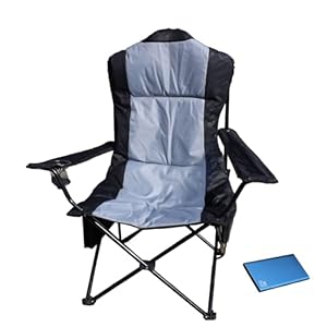 YARDFORCE 折りたたみ XLアウトドアチェア ビッグサイズ ワイド ディレクターズチェア 耐荷重100kg