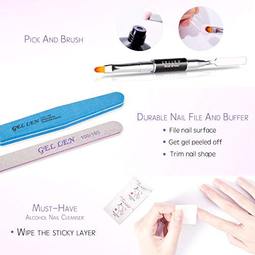 GELLEN Poly Nail Gel Kit Nail Extension Set With 6 Colors Classic