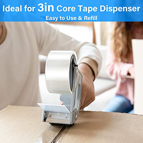 ORDORA Packing Tape, 8 Rolls Clear Packaging Tape for Moving Boxes, 520YD Total Super Sticky Shipping Tape Refill Rolls, 2.8MIL Heavy Duty Packing Tape Rolls, 2IN Width Moving Tape, Boxing Tape