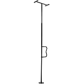 VEVOR Floor-to-Ceiling Transfer Pole, Tension Mounted Bathroom Grab Bar with Anti-Slip Curve Handle, 300 Lbs Capacity Securit