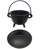 Chaudron En Fonte Avec Couvercle - Marmite Pour Cheminée Cuisine Française