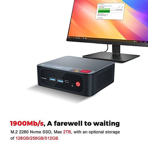 Beelink Mini PC SER3, AMD Ryzen 7 3750H(up to 4GHz), Mini Computer 16GB