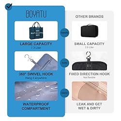 Women Hanging Toiletry Bag for Traveling: Large