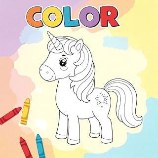 Livro Color: unicorn