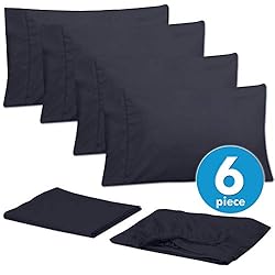 Cal King Size Bed Sheets - 6 Piece 1500 Supreme