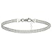 Hoops & Loops 925 Sterling Silver Mesh Design Anklet for Women Teen Girls, Silver