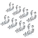LED Rope Light Clips Holder – Plastic Mounting Clips for Led Light Wall Mount and Bar Mount 100PCS Clips with 200PCS Screws 1/2 inches