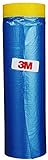 3M Automotive Best Masking Tape Painting, Tape'n Drape Pre-Taped Masking Film (65 Feet x 94.5 In )