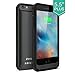 iPhone 6S Plus Battery Case, iPhone 6 Plus Battery Case, ZVOLTZ ZT6+ iPhone 6/6S Plus Battery Case (5.5 Inches) - [Black/Black] - 4000mAh External Protective Charging Case Extended Backup Battery Pack