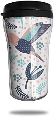 Hummingbird Leaf Fashion Travel Coffee Mugs Funny Office Cup Tea Mug