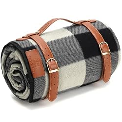 PortableAnd Picnic Blankets, 3 Layer Soft Fleece